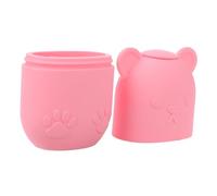 FONDOTIN Stampo per Ghiaccio Viso in Silicone Rosa, Massaggiatore Facciale Rinfrescante Compatto, Cubetti di Ghiaccio per Cura della Pelle, per Viaggi e Uso Domestico