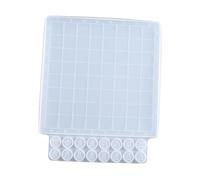 FONDOTIN Stampo Silicone per Resina Epossidica Scacchiera e Pezzi Scacchi DIY Alta Resistenza Superficie Liscia Facile da Sformare e Riutilizzabile per Giochi Famiglia e Amici