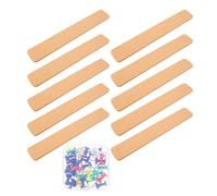 FONDOTIN Strisce per Bacheca in Feltro Puntine 10 Pezzi 33X5 CM per Parete Bacheca in Feltro per Ufficio e Casa Decorazione Funzionale per Promemoria Messaggi e Annunci