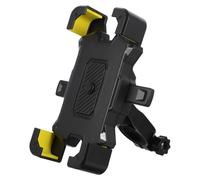 FONDOTIN Supporto per Telefono per Bicicletta e Veicoli a Due Ruote Regolabile con Fissaggio a Vite e Cuscinetto Antiscivolo Resistente alle Vibrazioni Compatibile con Manubrio per Uso