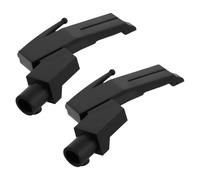 FONDOTIN Supporto Stilo per Giradischi in Plastica 2 Pezzi Protezione Ago, Porta Puntine per Fonografo Vintage, Staffa di Montaggio per Testina, Accessorio Audio per Vinile