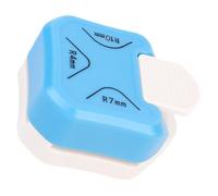 FONDOTIN Taglierina Angolare 3 in 1 Blu, Perforatrice Pratica per Angoli di Carta, Strumento Portatile per Scrapbooking e Lavori Artigianali, per Album Fotografici e Biglietti Fatti a Mano