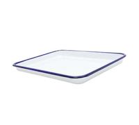 FONDOTIN Teglia da Forno Smaltata Pirofila Antiaderente Multifunzione per Forno Frigorifero e Congelatore per Torte Arrosti e Dessert Facile da Pulire e Conservare