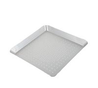 FONDOTIN Teglia per Pizza Quadrata in Alluminio Resistente Graffi e Corrosione Antiruggine e Facile da per Uso e Forno