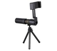 FONDOTIN Telescopio Monoculare Portatile Per Escursionismo e Campeggio Ottica Resistente Con Rivestimento Per Visione Chiara e Ampio Campo Visivo Inclusi Treppiede e Adattatore Per