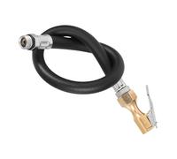 FONDOTIN Tubo Prolunga Valvola Pneumatici Auto con Attacco Autobloccante Tubo Gomma Resistente Alta Pressione per Gonfiaggio Rapido e Preciso Accessorio Estensore Valvole per e Uso