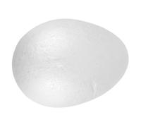 FONDOTIN Uovo di Pasqua in Schiuma Bianca da 20 Cm, Decorazione Pasquale Verniciabile per Bomboniere e Artigianato Fai da Te, Manichino per Torta e Decorazioni per Casa