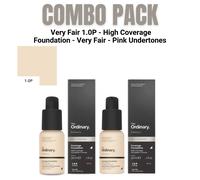 Fondotinta 2X Full Coverage Very Fair Pink Tone SPF 15 Crema Leggera