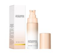 Fondotinta a Cambiamento di Colore | 30ml Correttore Viso A Tenuta Lunga | Fondotinta Per La Correzione Del Colore,Per Donne E Ragazze Per Il Viaggio Il Pendolarismo Gli Incontri Le Riunioni E La Sera