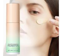 Fondotinta a Cambiamento di Colore,Correttore per Il Trucco da 30ml - Crema Correttrice Del Colore,Per Donne E Ragazze Per Il Viaggio Pendolarismo Gli Incontri Le Riunioni E La Serata