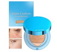 Fondotinta a Cushion | Correttore a Cushion con finitura opaca e impermeabile per donne - Crema correttore resistente per feste da spiaggia all'aperto scuola viaggi campeggio