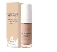 Fondotinta Adaptive Tone - base idratante per il trucco, liquido correttore coordinato alla pelle, cosmetico dalla finitura liscia | Copertura dall'aspetto naturale che migliora la consistenza,