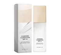 Fondotinta cangiante per pelli mature - Formula liquida idratante, 30 ml, correttore sensibile alla temperatura | Idratante colorato, maschera viso per donna, idratante, correttore