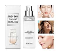 Fondotinta Che Cambia Colore - Base Per Trucco Liquido Da 30 Ml | Primer Viso Naturale Liquido E Base Trucco | Fondotinta A Lunga Tenuta Per Donne, Ideale Per Mamme, Mogli E Strumenti Per Il Trucco De