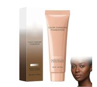Fondotinta che cambia colore, idratante, tenuta a lungo termine, texture leggera, 30 ml, per una pelle impeccabile (Dark (#4)