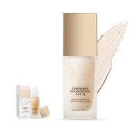 Fondotinta che cambia colore SPF15, fondotinta con glicerina per una carnagione più uniforme e copre le impurità