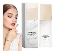 Fondotinta che cambia, fondotinta con abbinamento colori | Fondotinta abbinato alla tonalità della pelle da 30 ml | Correttore liquido per il viso, primer viso per donne e ragazze