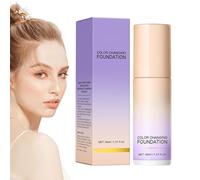 Fondotinta con cambio colore | 30 ml trucco per il viso, crema per la correzione delle tonalità - per viaggi, appuntamenti, pendolari, riunioni, gathering e sera