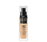 NYX Professional Makeup Fondotinta, Can't Stop Won't Stop Full Coverage Foundation, Lunga tenuta, Waterproof, Finish Matte, Tonalità: Soft Beige