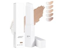 Fondotinta coreano che cambia colore in stick con pennello, base for trucco e correttore a copertura totale, fondotinta primer a lunga durata for tutti i tipi di pelle(M)