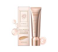 Fondotinta Correttore a Lunga Tenuta for Il Controllo Dell'olio, Trucco Leggero E Sfumabile Che Riduce Al Minimo I Pori, for Una Finitura Fresca Tutto Il Giorno(Wheat brown,1pcs)