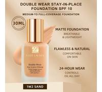 Estée Lauder Double Wear Stay-in-Place fondotinta lunga tenuta SPF 10 colore 1W2 Sand 30 ml