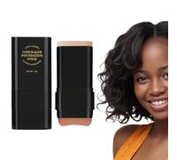Fondotinta in stick - 15 g, fondotintta idratante per donna, correttore in crema levigante | Fondotinta in stick a doppia testa a lunga tenuta, primer viso effetto naturale leggero per la bellezza
