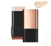 Fondotinta in stick 2 in 1 Flawless, stick trucco a doppia testina, idratante, leggero, multiuso, antirughe, a lunga tenuta, per tutti