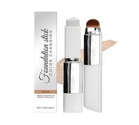 Fondotinta in Stick Cambia Colore 2 in 1 Deep Shade - Alta Copertura, Finitura in Pelle Ceramica, Texture Cremosa, Facile da Sfumare, Con Pennello Staccabile(Natural skin tone,5pcs)