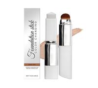 Fondotinta in Stick Cambia Colore 2 in 1 Deep Shade - Alta Copertura, Finitura in Pelle Ceramica, Texture Cremosa, Facile da Sfumare, Con Pennello Staccabile(Deep skin tone,5pcs)
