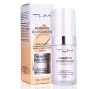 Fondotinta KOSIMI 30ml TLM, liquido che cambia colore, si adatta al tono della pelle con una semplice applicazione, trucco perfetto.