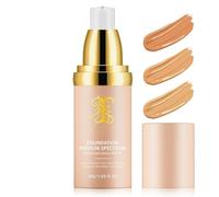 Fondotinta liquido 4 in 1 a spettro medio, fondotinta coprente idratante, SPF 50+, fondotinta liquido idratante opaco a lunga tenuta, impermeabile, adatto per fitness, sport e danza