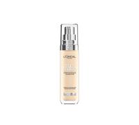Fondotinta liquido L'Oreal Paris True Match, cura della pelle infuso con acido ialuronico, SPF 17, disponibile in 40 tonalità, lino da 1, 5 N, 30 ml (la confezione può variare)