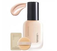 Fondotinta liquido UO-DO, fondotinta leggero idratante, fondotinta opaco a lunga tenuta, fondotinta idratante impermeabile e leggero a lunga tenuta per tutti i tipi di pelle (C01 Naturale, Idratante)