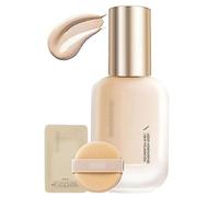 Fondotinta liquido UO-DO, fondotinta leggero idratante, fondotinta opaco a lunga tenuta, fondotinta idratante impermeabile e leggero a lunga tenuta per tutti i tipi di pelle (W02 Illumina, Idratante)
