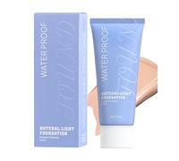 Fondotinta Liquido Waterproof Correttore Trucco Cosmetici Waterproof | Correttore Liquido Impermeabile Controllo Finitura Naturale Fondotinta Leggero Lunga Tenuta Scorrevole