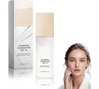 Fondotinta Magico Cambia Colore, BB Cream impeccabile per un tono caldo della pelle per tutto il giorno, Naturale e Leggero Adatto a tutti i tipi di pelle