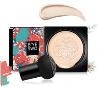 Fondotinta Mushroom Head BB Cream,CC Creme Air Cushion,Correttore Liquido per Trucco Nude a Lunga Durata,Duraturo Idratante Illuminante,Anche Tonalità Della Pelle,Facile Applicazione-20g-Bianco avorio