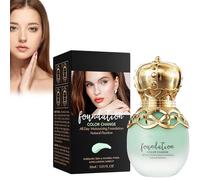 Fondotinta per il Cambiamento di Temperatura, Fondotinta che Cambia Colore, Fondotinta Liquido, Trucco per Fondotinta Base per Trucco Liscia, Adatto A Tutti i Toni Della Pelle(ivory)