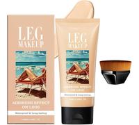 Fondotinta per le Gambe Resistente All Acqua, Crema Colorata Gambe, Fondotinta Corpo Lunga Durata, Equilibra la Pelle (Fairest Glow)