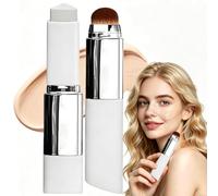 Fondotinta Stick Cambia Colore con Pennello Integrato 2 in 1, Base Viso e Correttore, Copertura Naturale Uniformante, Finish Leggero e Luminoso, Adatto a Tutti i Tipi di Pelle, Make Up Portatile