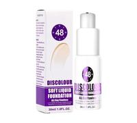 Fondotinta uniforme del colore, 30 ml, impermeabile, schiarente, lisciante | Fondotinta bianco che si adatta a donne, pelle del viso, pelle del corpo, bellezza, bellezza, carnagione e giovani