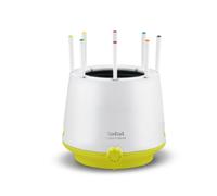 Fondue TEFAL EF260312 Verde Bianco Forma Rotonda 8 Manici Acciaio