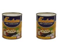 Fonduta alla Valdostana con fontina DOP 2 lattine da 400g Valle d'Aosta