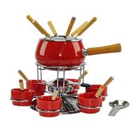 EVA COLLECTION SET FONDUTA BIANCO 23 PEZZI ACCIAIO INOX SET DA 6 PERSONE