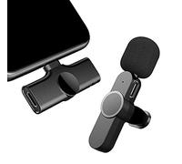 Fonefunshop - Microfono wireless a bassa latenza da 2,4 GHz, compatibile con dispositivi Android di tipo C