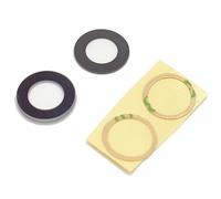 fonefunshop Vetro per fotocamera posteriore compatibile con iPhone 15/15 Plus Parte di ricambio per obiettivo posteriore (set da 2 pezzi), rcgip15