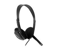 FONESTAR HOME-35 - Microfono integrato, Controllo volume, Cavo 1,8 m CUFFIE, Nero