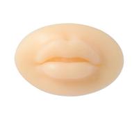 FonFou 1PC 3D Morbido Silicone Flessibile Labbro Modello Bocca Tridimensionale for Pratica del Tatuaggio Rossetto Piercing Gioielli(Light Flesh)