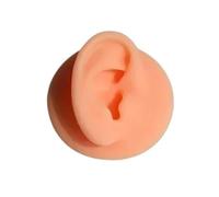 FonFou 1pc Silicone Orecchio Naso Bocca Lingua Modello Pratica del Tatuaggio Strumenti for Piercing Orecchino Stud Accessori for Esposizione di Gioielli for Il Corpo(Right Ear)
